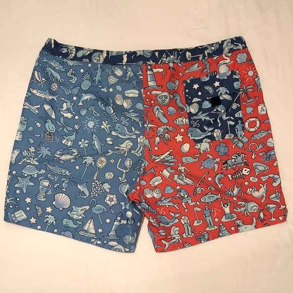Multicolor Preppy Vineyard Vines Chappy Swim Trunk - Picture 2 of 8